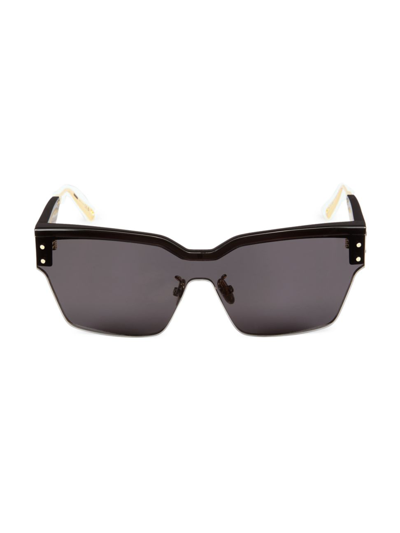 Shop Dior Women's Club M4u Geometric Sunglasses In Grey Smoke