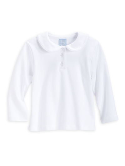 Shop Bella Bliss Baby Boy's & Little Boy's Essential Long-sleeve Shirt In White