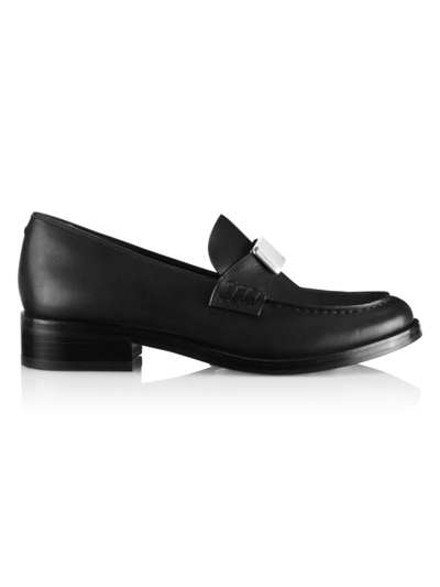 Shop Rag & Bone Women's Icons Canter Leather Loafers In Black