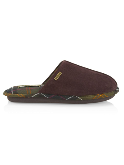 Shop Barbour Women's  Simone Slippers In Choco Classic
