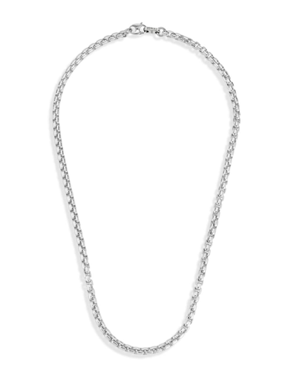 Shop Jonas Studio Men's 5mm Sterling Silver Box Chain Necklace