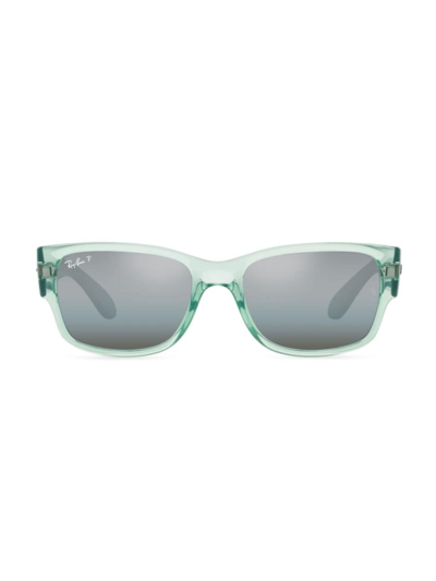 Shop Ray Ban Women's Rb4388 58mm Pillow Sunglasses In Transparent Grey