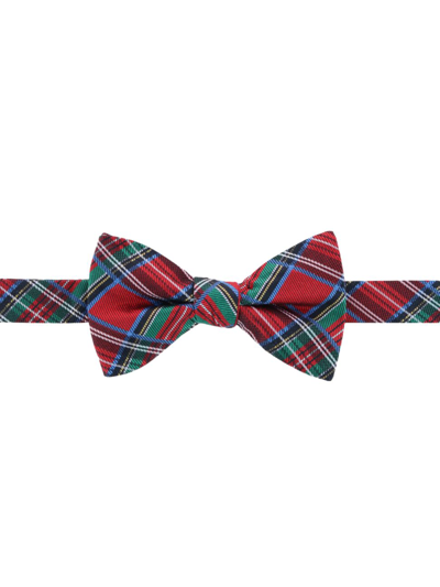 Shop Trafalgar Men's Holiday Nicholas Plaid Bow Tie In Red