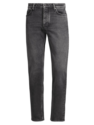 Shop Neuw Denim Men's Ray Straight-leg Stretch Jeans In Organic Washed Black