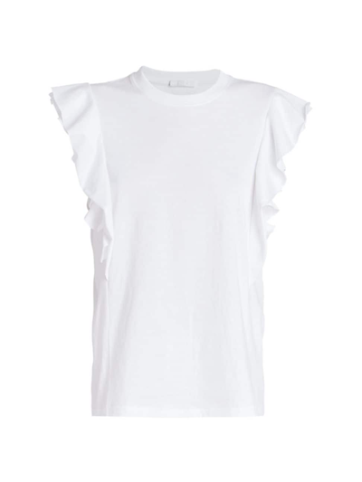 Shop Chloé Women's Lower Impact Cotton Top In White