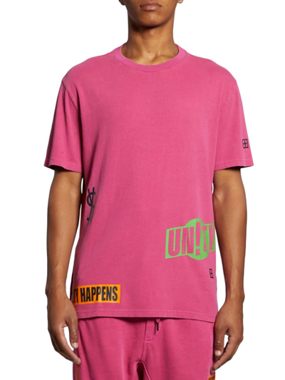 Shop Ksubi Men's Collective Kash T-shirt In Pink