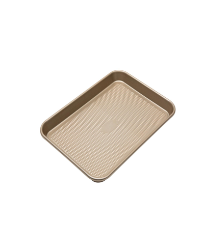 Shop Kitchen Details Pro Series Small Nonstick Baking Sheet With Diamond Base In Gold-tone