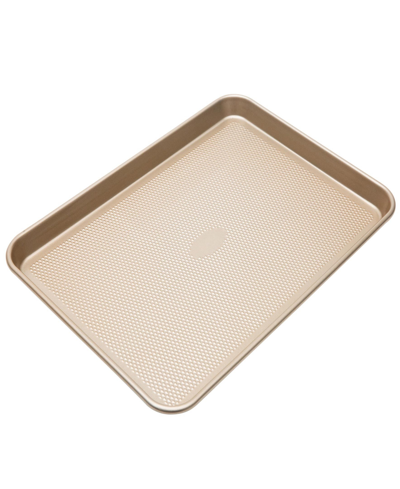 Shop Kitchen Details Pro Series Large Nonstick Baking Sheet With Diamond Base In Gold-tone