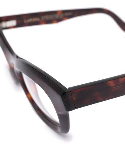 Shop Lapima Wayfarer-frame Glasses In Brown