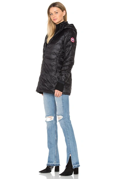 Shop Canada Goose Camp Hooded Jacket In Black