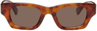Shop Ambush Tortoiseshell Ray Sunglasses In Brown