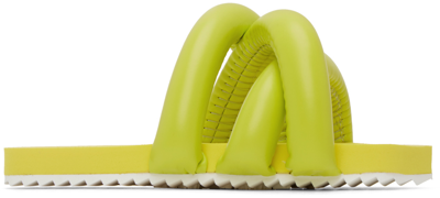 Shop Marshall Columbia Ssense Exclusive Green Yume Yume Edition Tyre Slides In Lime