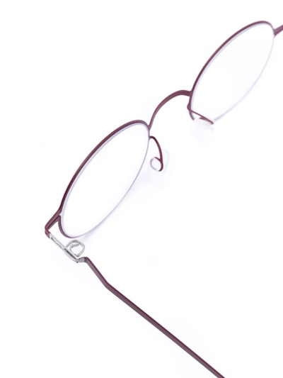 Mykita Round-frame Eyeglasses In Red