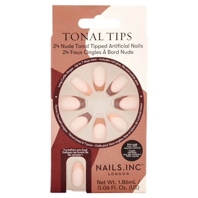 Shop Nails Inc Tonal Tips Artificial Nails (pack Of 24)
