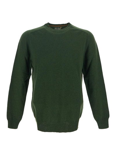 Shop Rifò Marino Knit Sweater In Green