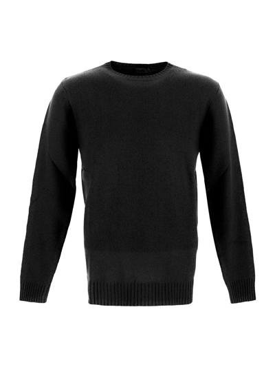 Shop Rifò Romeo Knit Sweater In Black