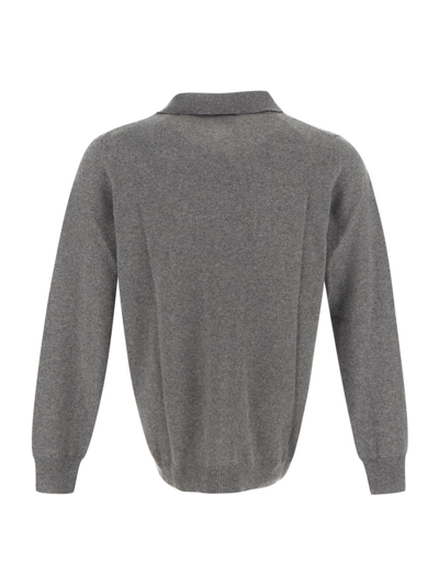 Shop Rifò Attilo Knit Sweater In Grey