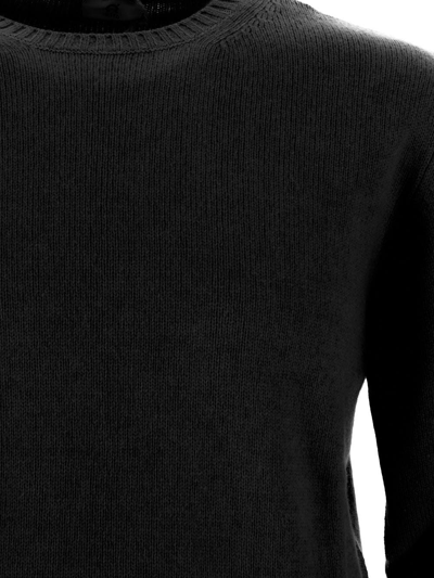 Shop Rifò Romeo Knit Sweater In Black