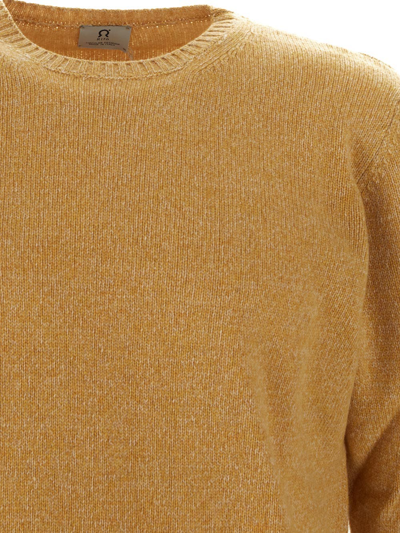 Shop Rifò Romeo Knit Sweater In Yellow