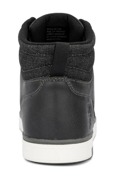 Reserve Footwear Deion Mid Sneaker In Black