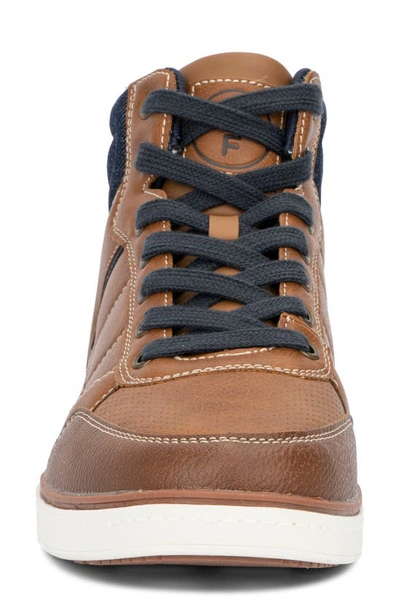 Reserve Footwear Deion Mid Sneaker In Cognac
