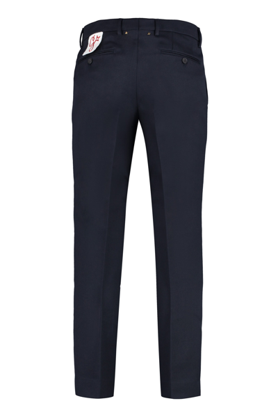 Shop Golden Goose Milano Wool Trousers In Blue