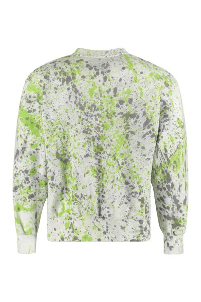 Shop Aries Printed Cotton Sweatshirt In Multicolor