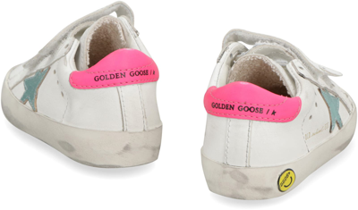 Shop Golden Goose Old School Low-top Sneakers In White