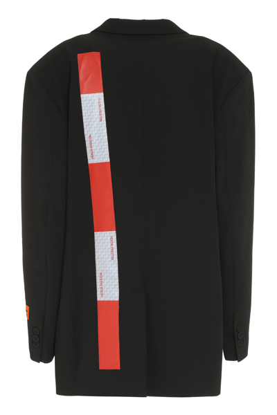Shop Heron Preston Single-breasted Two-button Jacket In Black