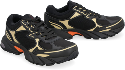 Heron Preston Block Stepper Low Top Sneakers In Black