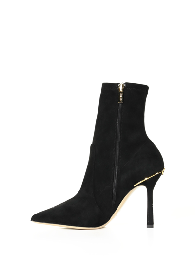 Shop Ninalilou Ankle Boot In Stretch Suede