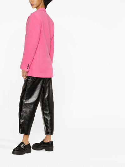 梯形翻领单排扣西装夹克