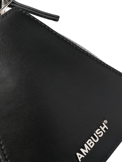 Ambush Tri Logo Plaque Small Crossbody Bag In Black | ModeSens
