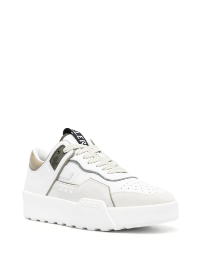 Moncler Logo-patch Chunky Sneakers In White