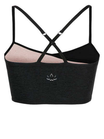 Beyond Yoga Blocked At Your Leisure Bra In Black