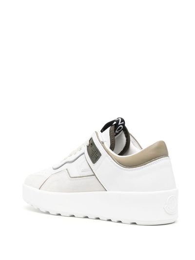 Moncler Logo-patch Chunky Sneakers In White