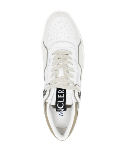 Moncler Logo-patch Chunky Sneakers In White