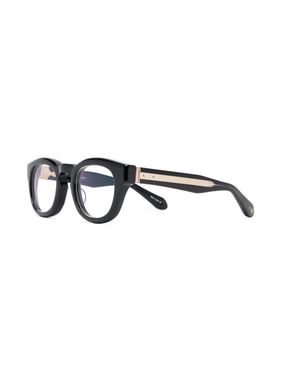 Matsuda Round-frame Optical Glasses In Black