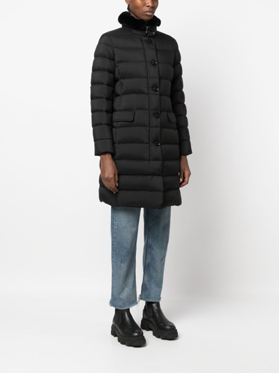 Shop Moorer Vetiver-s3 Padded Down Coat In Black