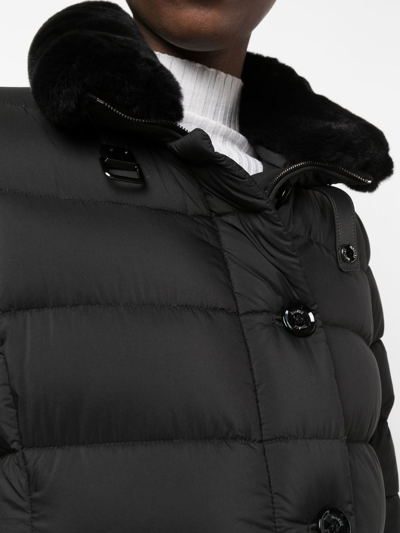 Shop Moorer Vetiver-s3 Padded Down Coat In Black