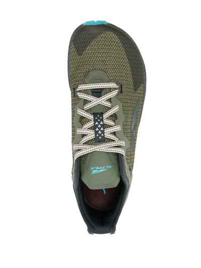 Shop Altra Mesh Lace-up Sneakers In Green