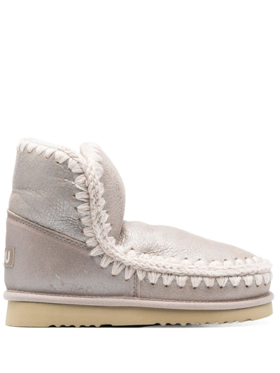 Mou Eskimo 18 Ankle Boots In Neutrals