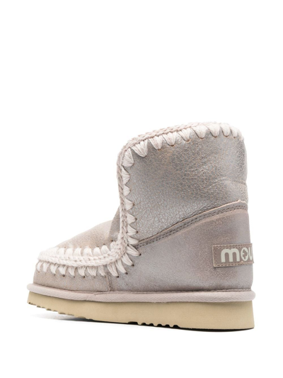 Mou Eskimo 18 Ankle Boots In Neutrals