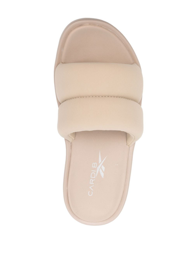 Shop Reebok Cardi Slip-on Sandals In Mb Beige