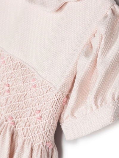 Shop Mariella Ferrari Embroidered-detail Midi Dress In Pink