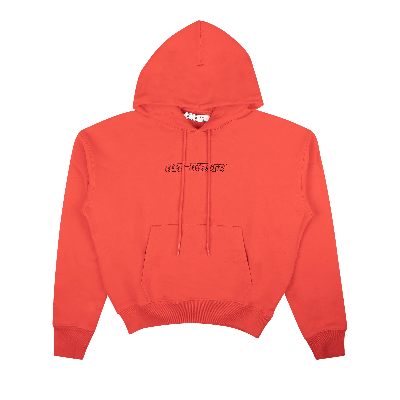 Pre-owned Off-white Pascal Oversized Hoodie 'red'