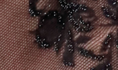 Shop Oroblu Shimmer Lace Sheer Socks In Black