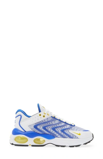 Shop Nike Air Max Tw Sneaker In White/ Speed Yellow/ Blue