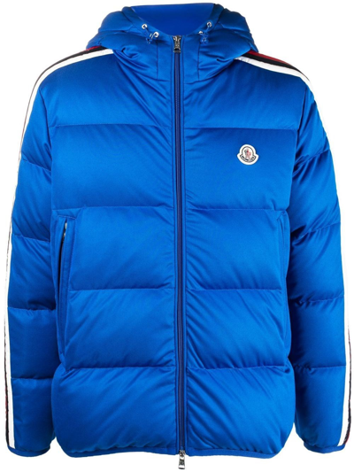 Shop Moncler `sanbesan` Jacket In Blu