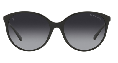 Shop Michael Kors Gray Gradient Polarized Round Ladies Sunglasses 0mk2168f 3005t357